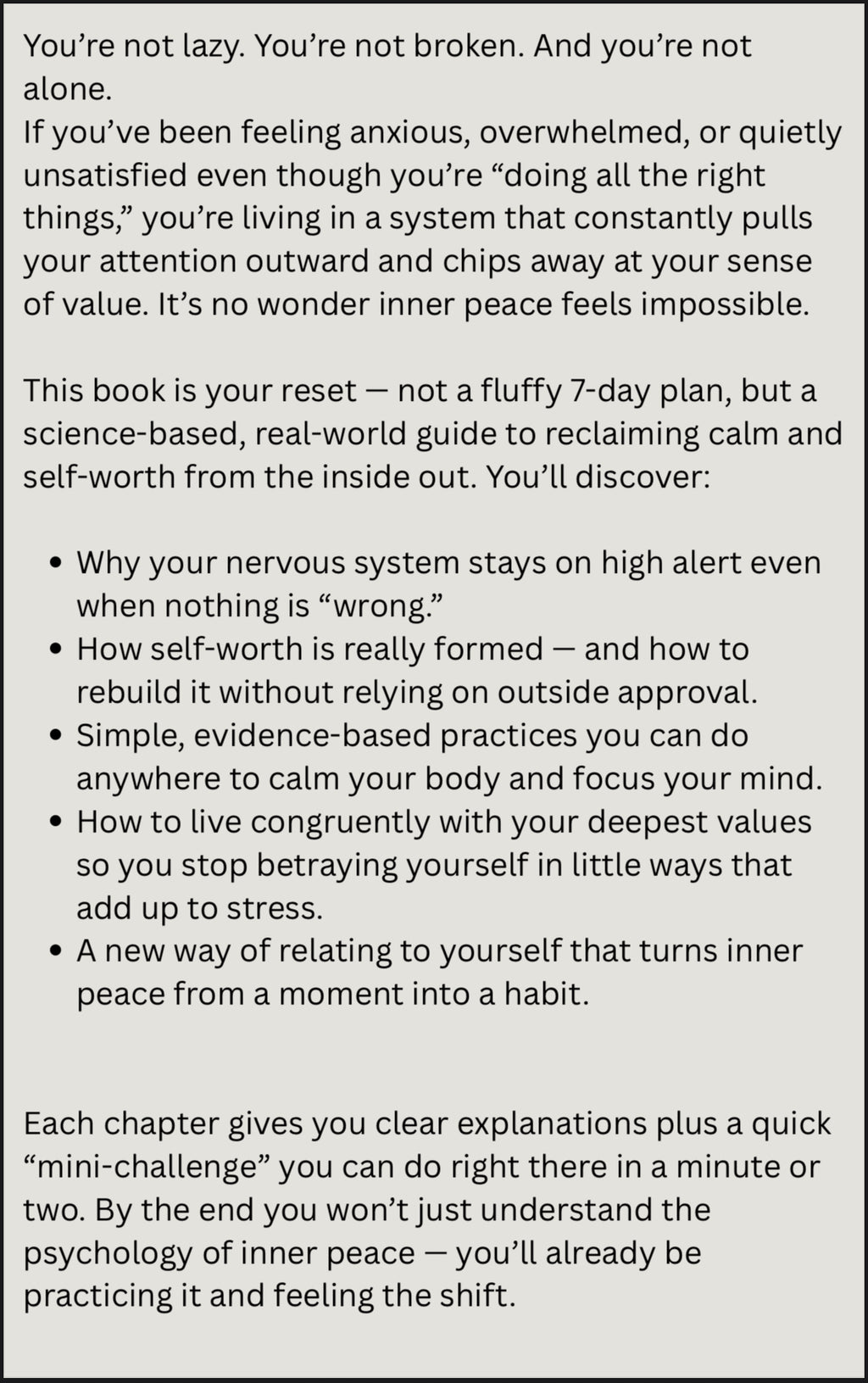 The Psychology Of Inner Peace