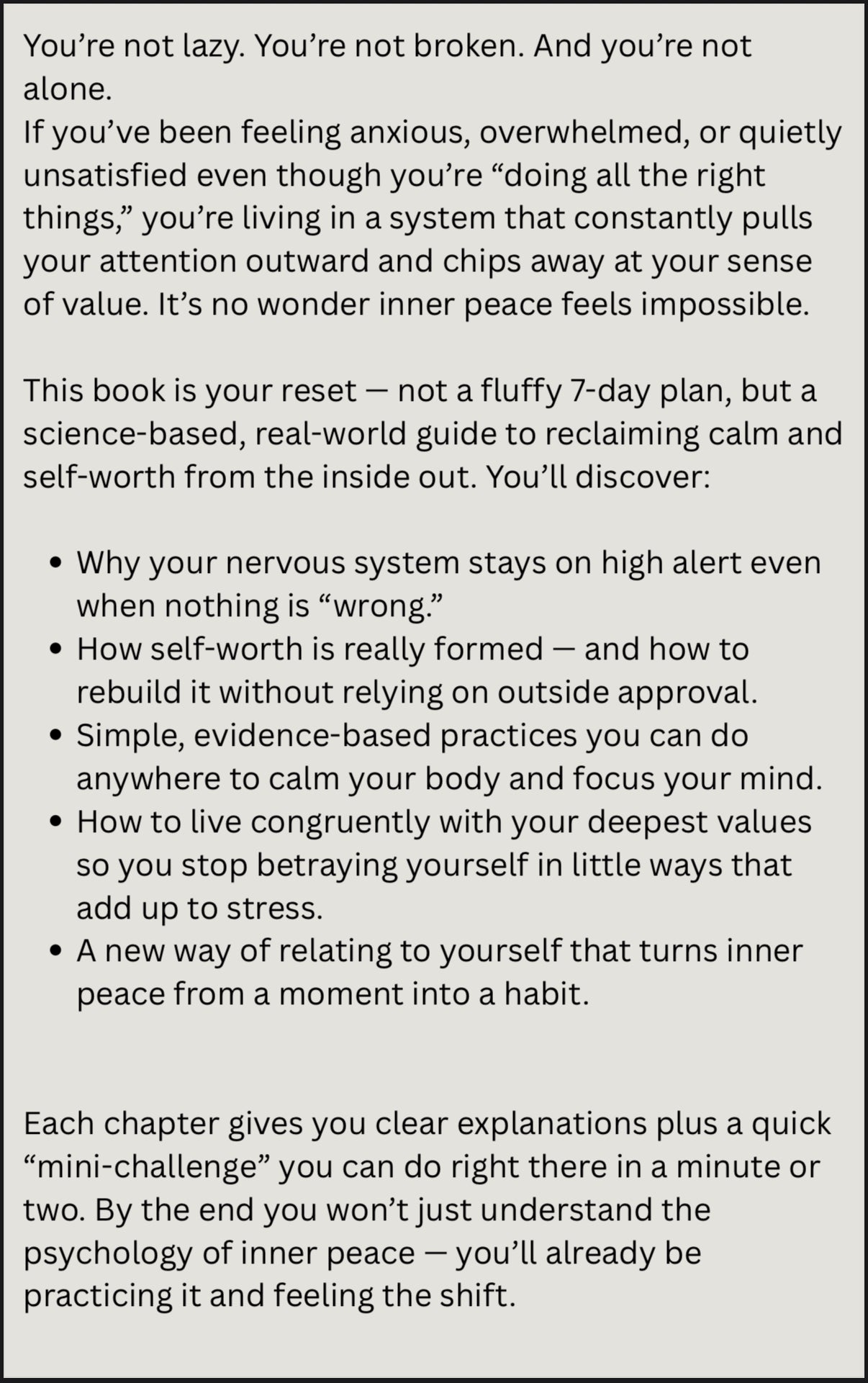 The Psychology Of Inner Peace